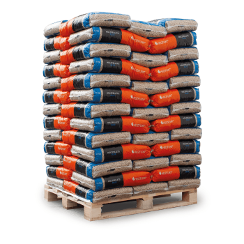 Heizfuxx Holzpellets Blue 15kg x 65 Sack 975kg Palette Weichholzpellets Enplus A1 Pellets