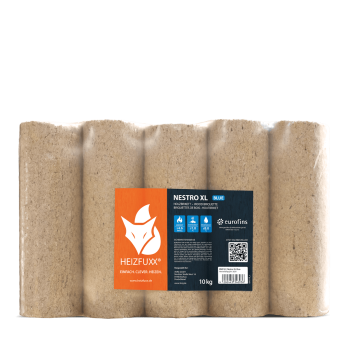 Heizfuxx Nestro XL Blue 10kg x 96 Gebinde 960kg Palette