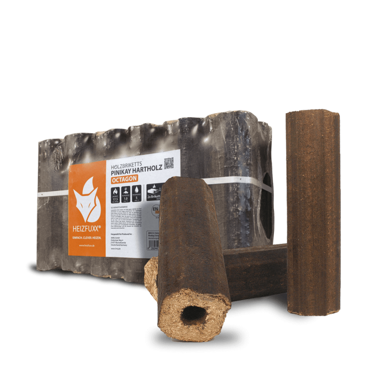 Heizfuxx PiniKay Octagon 10kg x 96 Gebinde 960kg Palette
